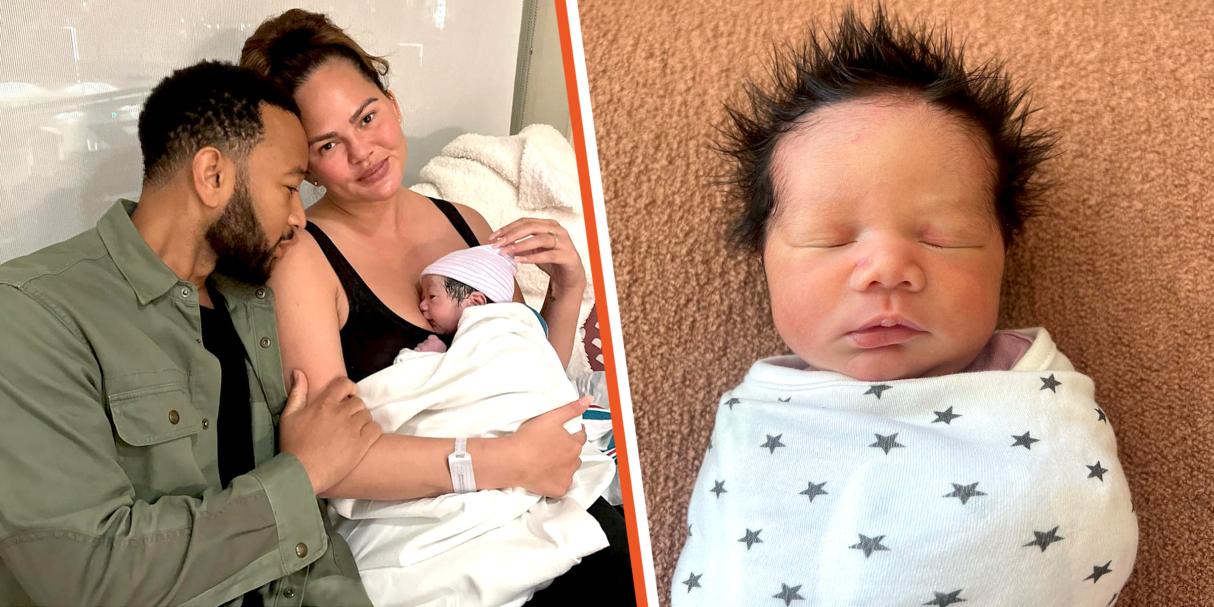 John Legend, Chrissy Teigen, and baby Wren Alexander Stephens | Baby Wren Alexander Stephens | Source: Instagram.com/chrissyteigen