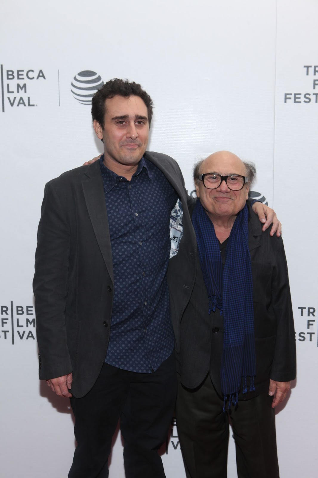 Jacob and Danny DeVito at the Tribeca Film Festival Shorts: New York Now on April 15, 2016, in New York. | Source: Getty Images