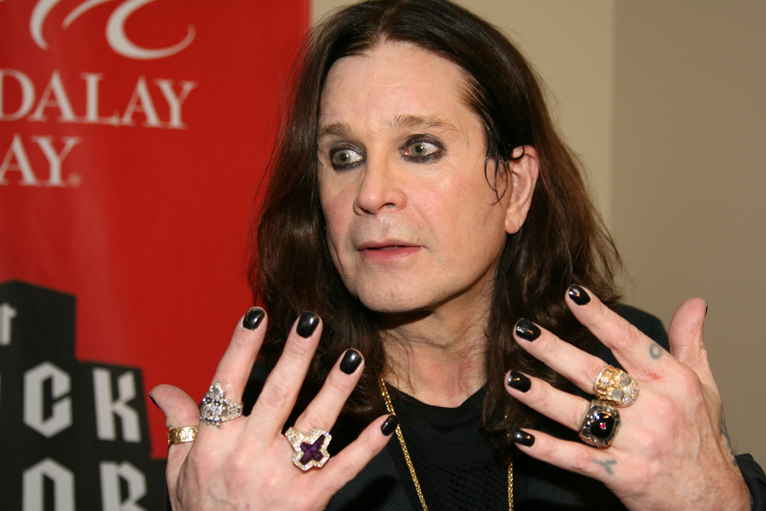Ozzy Osbourne during the 2nd annual VH1 Rock Honors ring presentation on May 12, 2007, in Las Vegas, Nevada. | Source: Getty Images