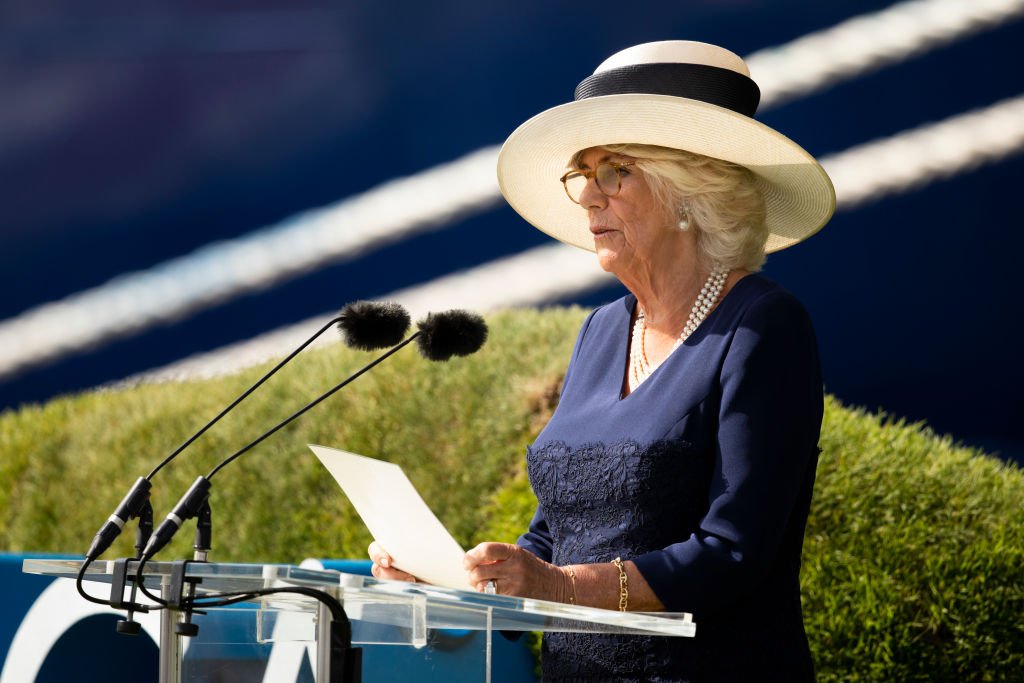 Camilla, Duchess of Cornwall names Saga's new Cruise Ship "Spirit Of Discovery" at Port of Dover on July 5, 2019 in Dover, England. | Photo: Getty Images