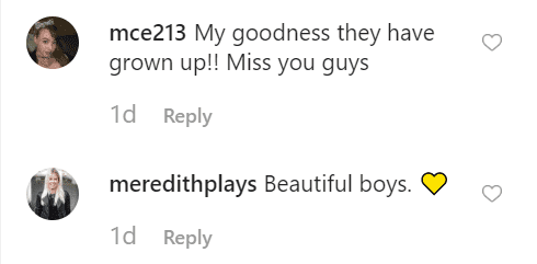 Fans comments on Rita's post | Instagram: @ritawilson