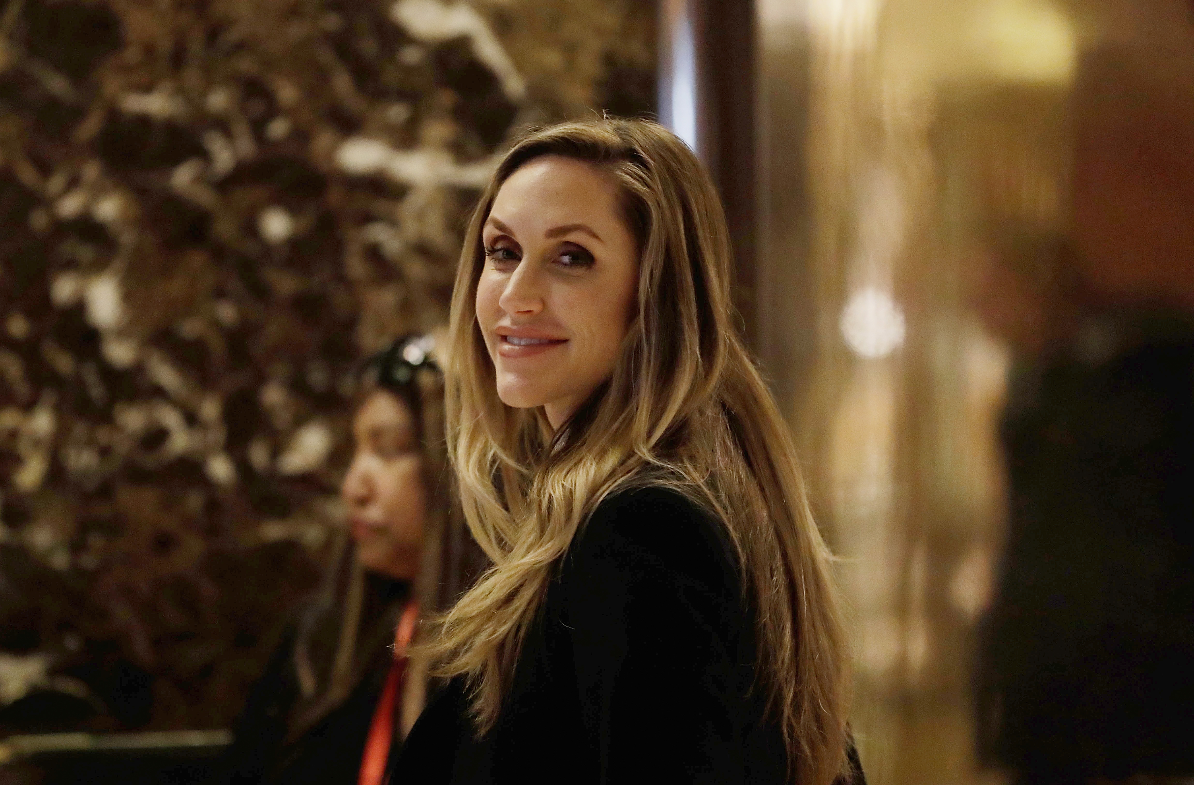 Lara Trump is seen at the Trump Tower in New York City on January 17, 2017 | Source: Getty Images