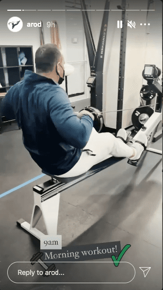 Alex Rodriguez's morning workout | Source: Instagram/ Alex Rodriguez