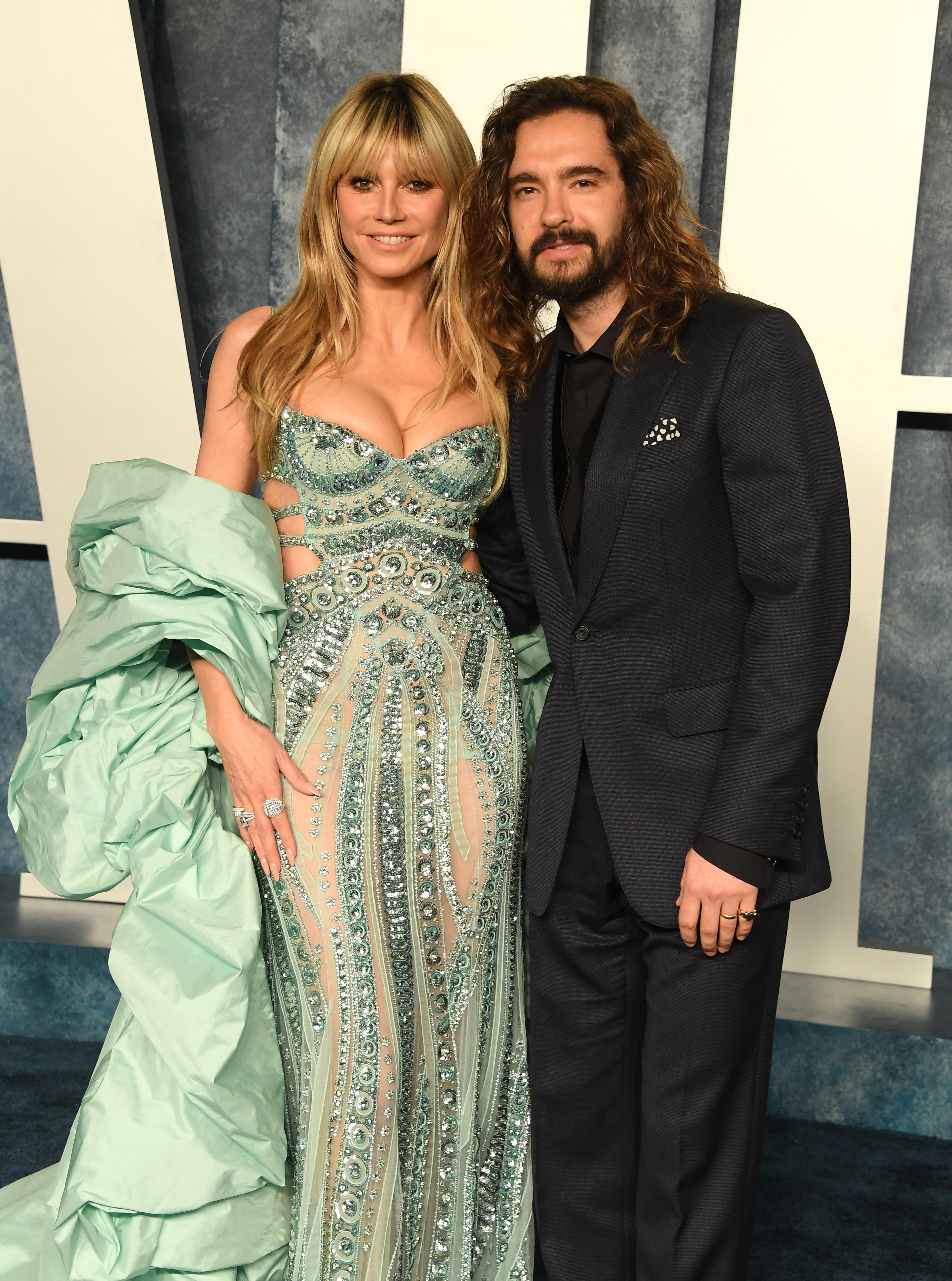 Heidi Klum and Tom Kaulitz at the Vanity Fair Oscar Party in Beverly Hills, California on March 12, 2023 | Source: Getty Images