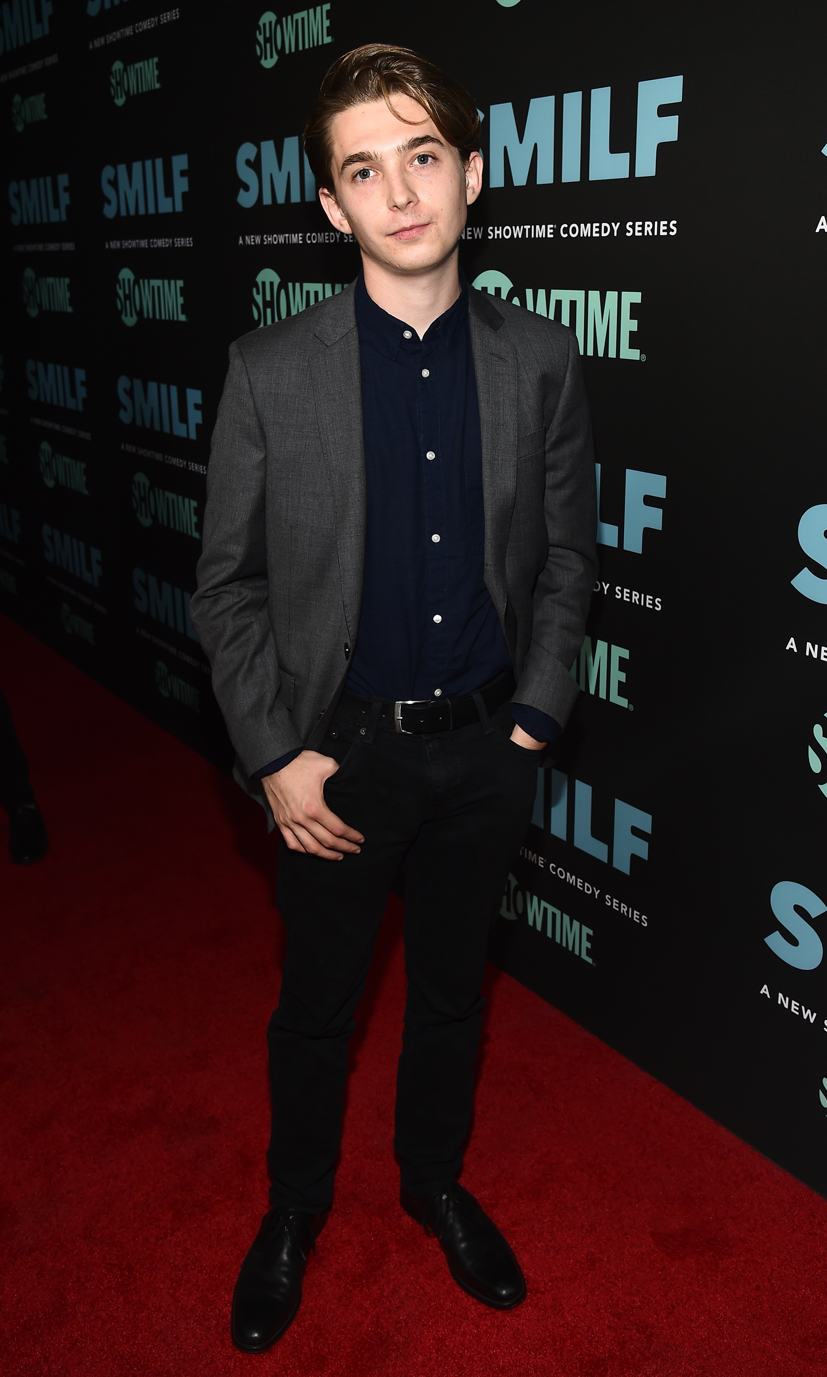 Austin Abrams at the 'SMILF' premiere in Los Angeles on October 9, 2017. │Source: Getty Images