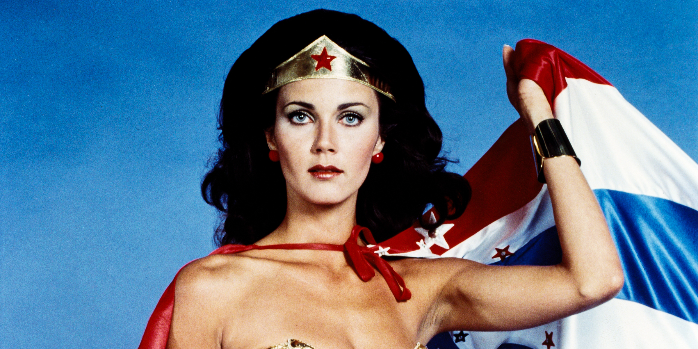 Lynda Carter as 'Wonder Woman,' circa 1977 | Source: Getty Images