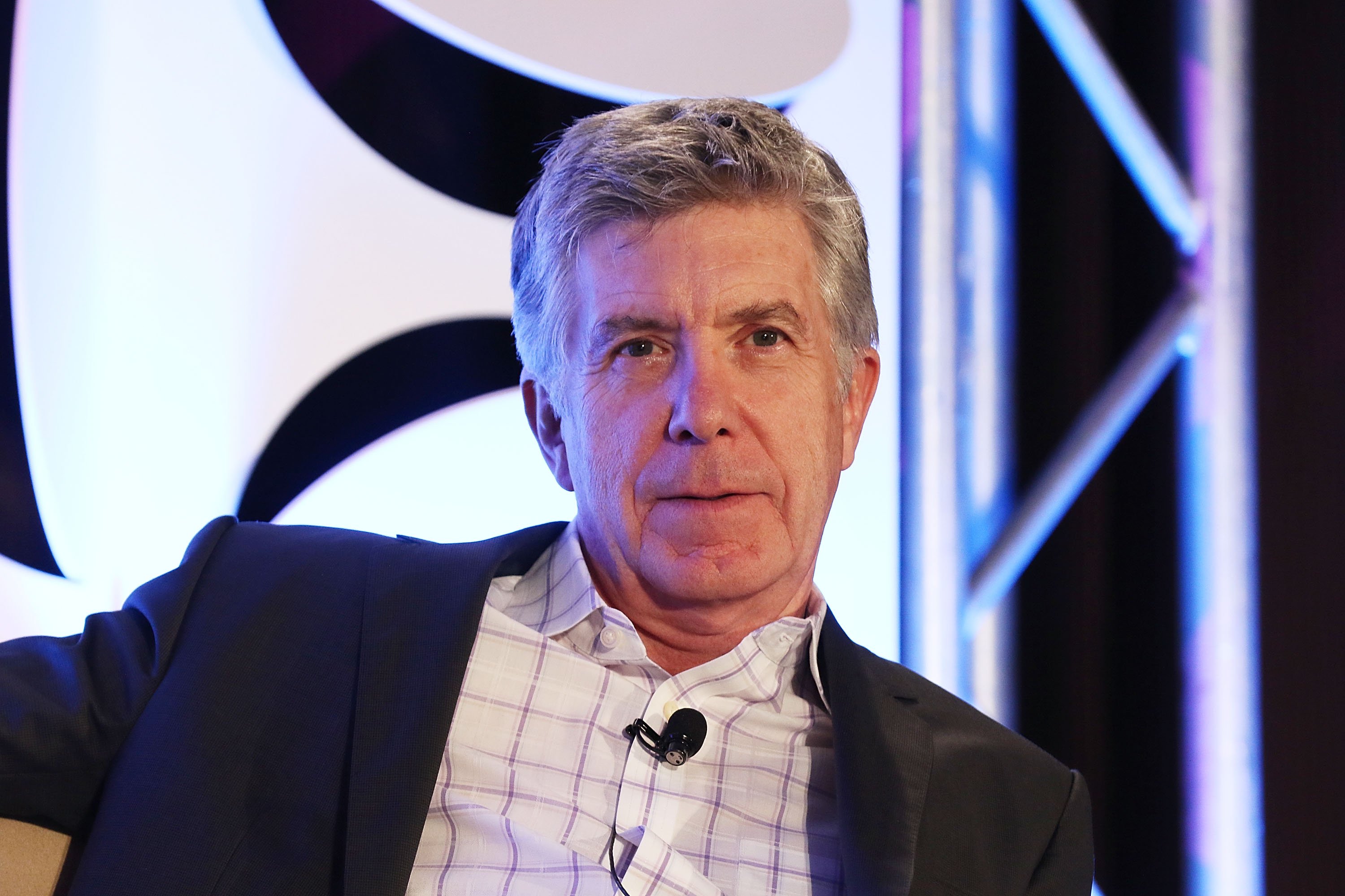 Tom Bergeron attends Storytellers and the Shaping of Pop Culture: America's Funniest Home Videos: Celebrating 25 Years at NATPE 2015 at Fontainebleau Miami Beach on January 21, 2015| Source: Getty Images
