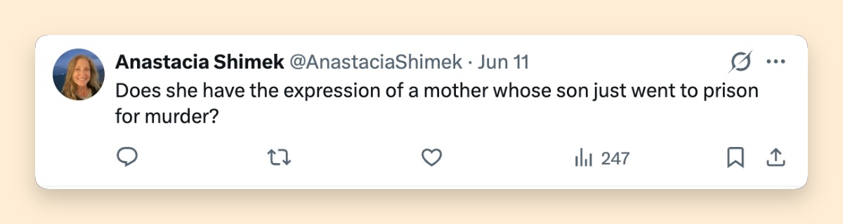 The public response to Karmelo Anthony's family quickly moved beyond the courtroom and into questions about appearance, emotion, and perception. One commenter openly questioned whether the family's demeanor matched the gravity of the case. | Source: X/@usanewshq