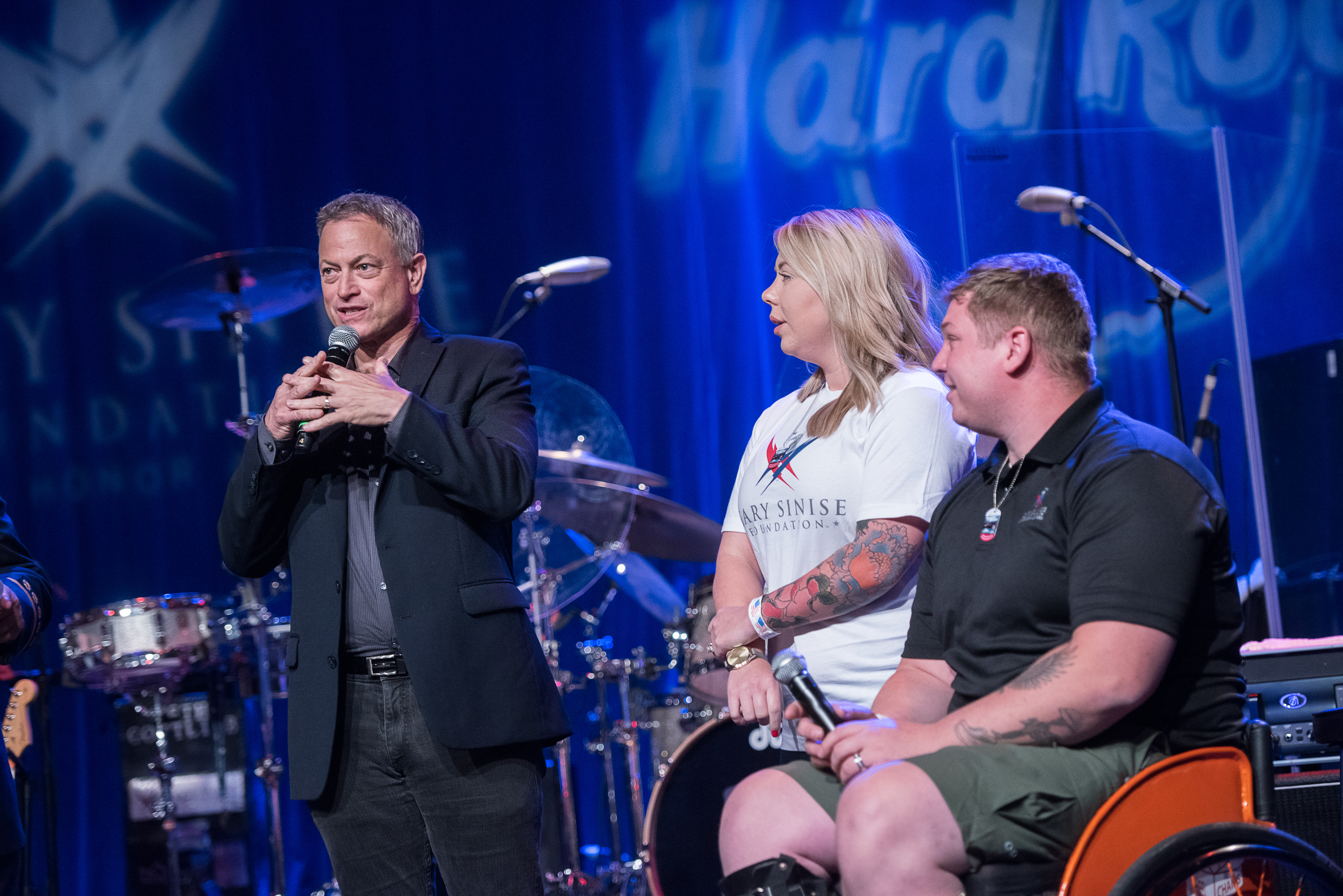 Gary Sinise attends the Rock The Boat Fleet Week Kickoff Concert at Hard Rock Cafe, Times Square on May 21, 2015, in New York City | Source: Getty Images
