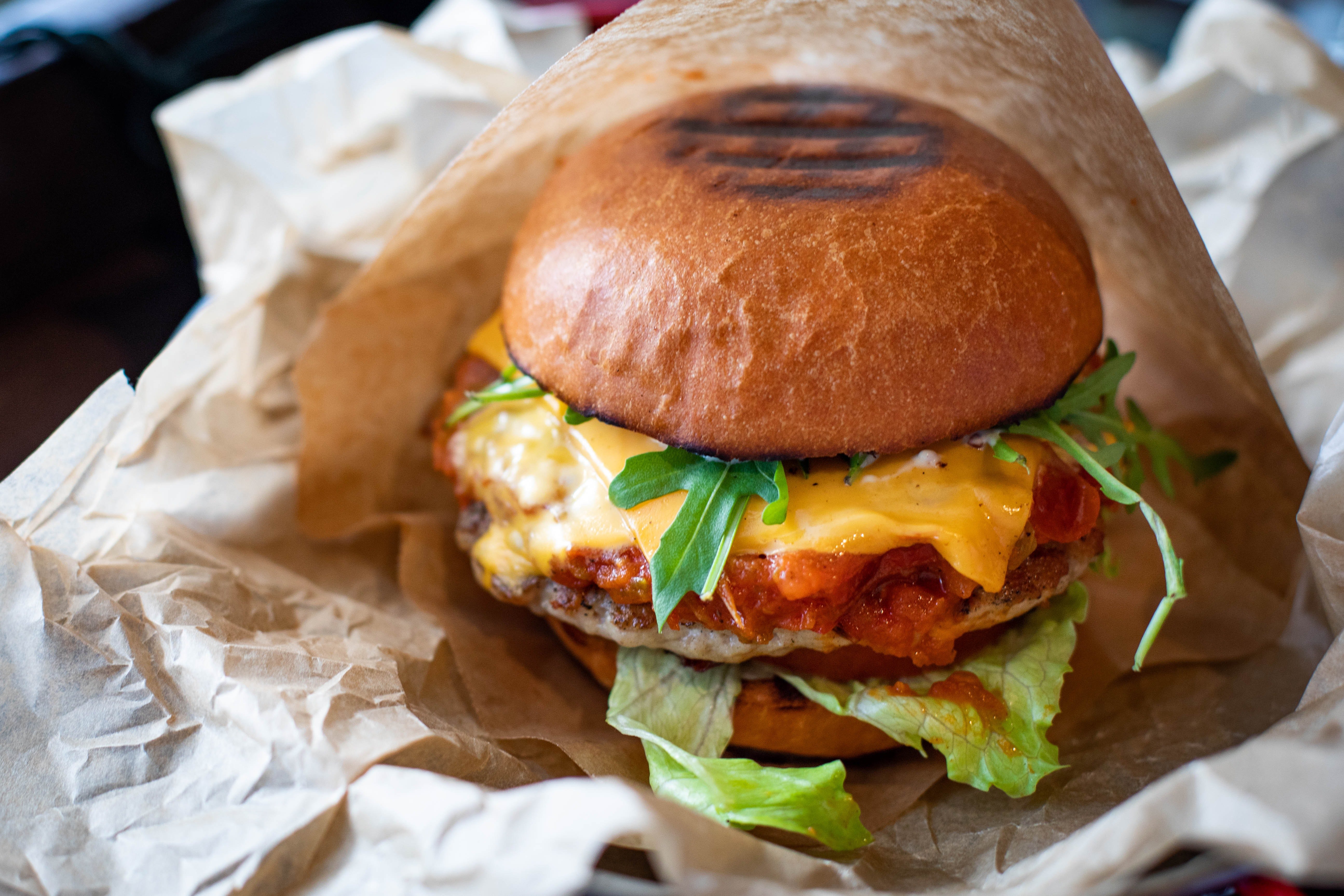 Burger. | Source: Valeria Boltneva/Pexels