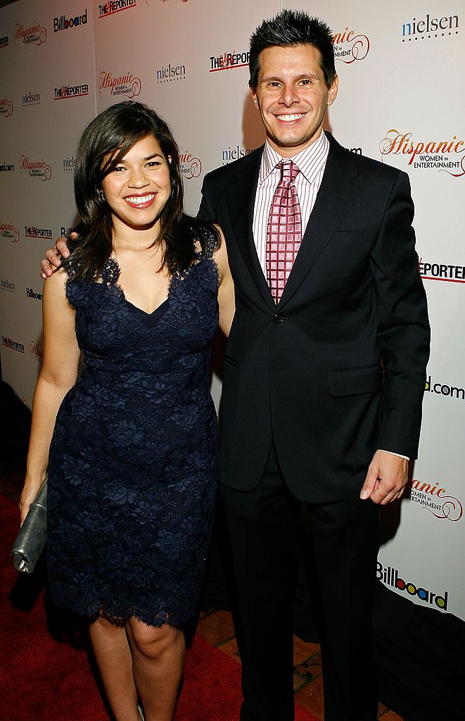 America Ferrera and writer/producer Silvio Horta arrive at the 1st annual Hispanic Women in Entertainment breakfast honoring America Ferrera held at the Roosevelt Hotel on October 9, 2007. | Photo: Getty Images
