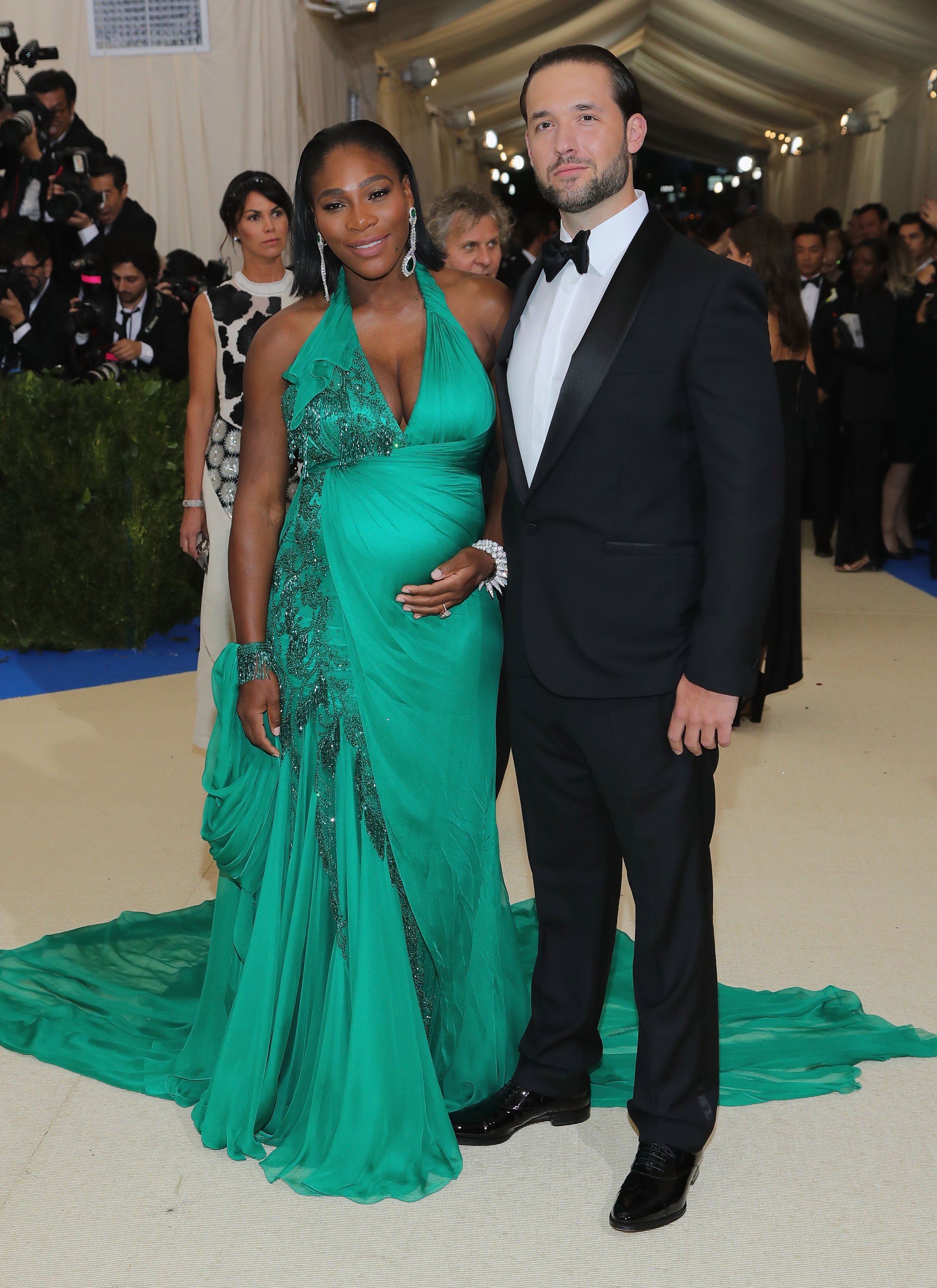 Serena Williams and Alexis Ohanian at the "Rei Kawakubo/Comme des Garcons: Art Of The In-Between" Costume Institute Gala on May 1, 2017, in New York City | Source: Getty Images