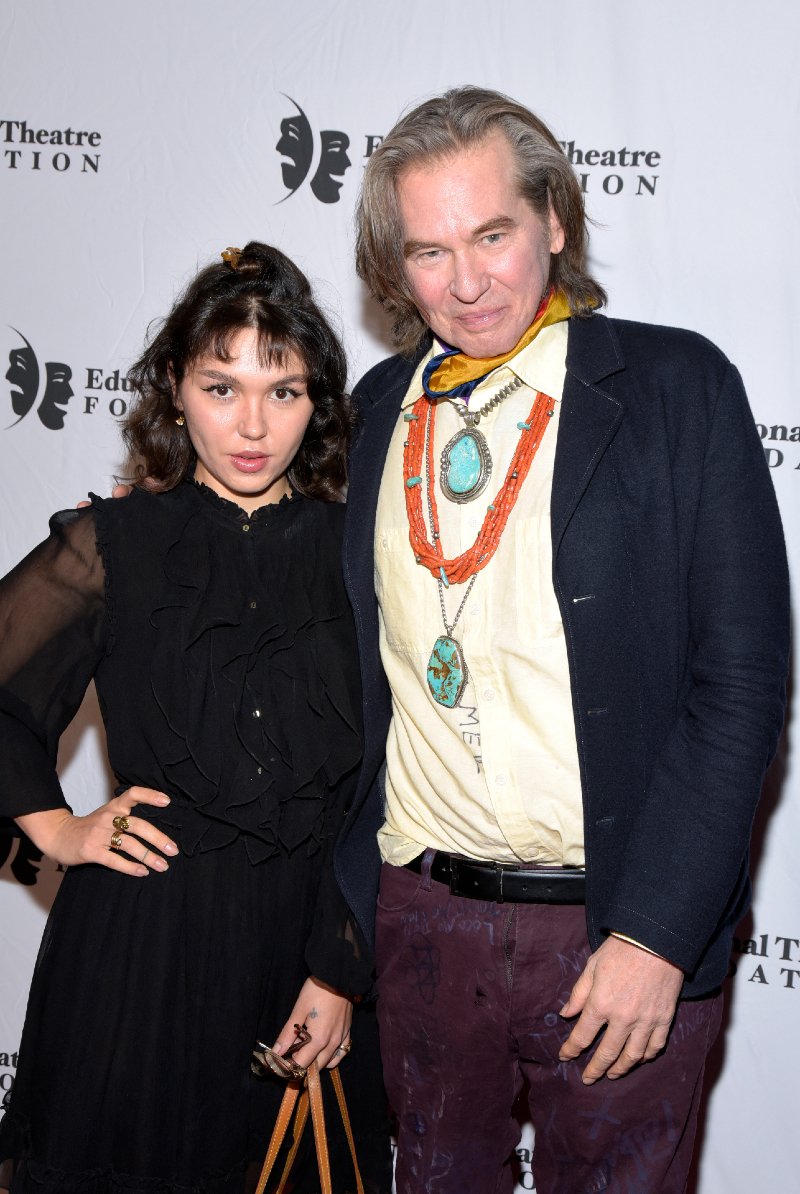 Mercedes Kilmer and Val Kilmer attending the 2019 annual Thespians Go Hollywood Gala in Los Angeles, California in November 2019. Getty Images.