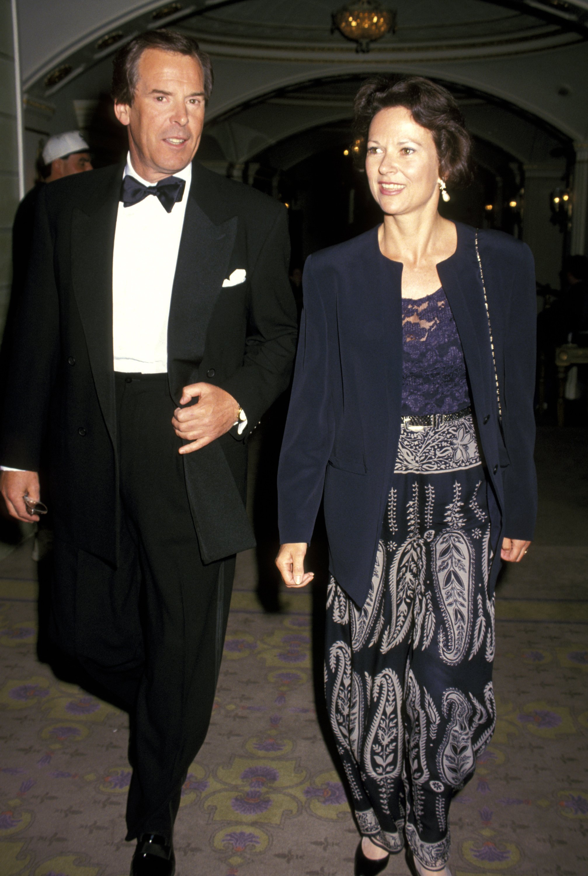 Peter Jennings and Kati Marton during CASA Awards Benefit Honors James E. Burke & Daniel B. Burke at Columbia University in New York City, New York | Source: Getty Images