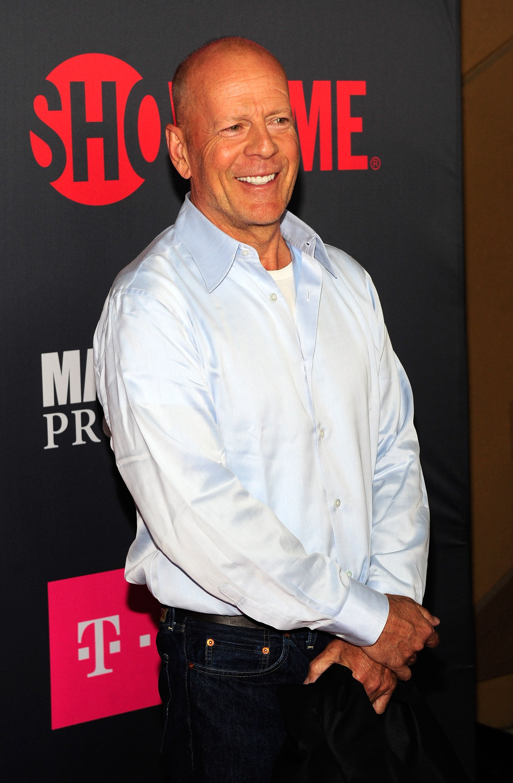 Bruce Willis attends the VIP party before the boxing match between boxer Floyd Mayweather Jr. and Conor McGregor at T-Mobile Arena on August 26, 2017, in Las Vegas, Nevada. Source: Getty Images.