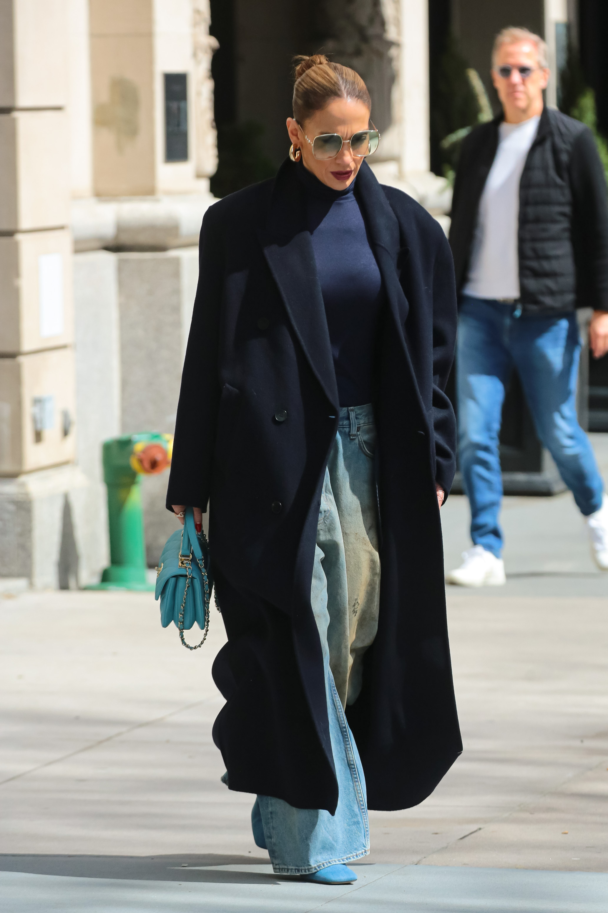 Jennifer Lopez is seen on April 7, 2024 in New York City | Source: Getty Images