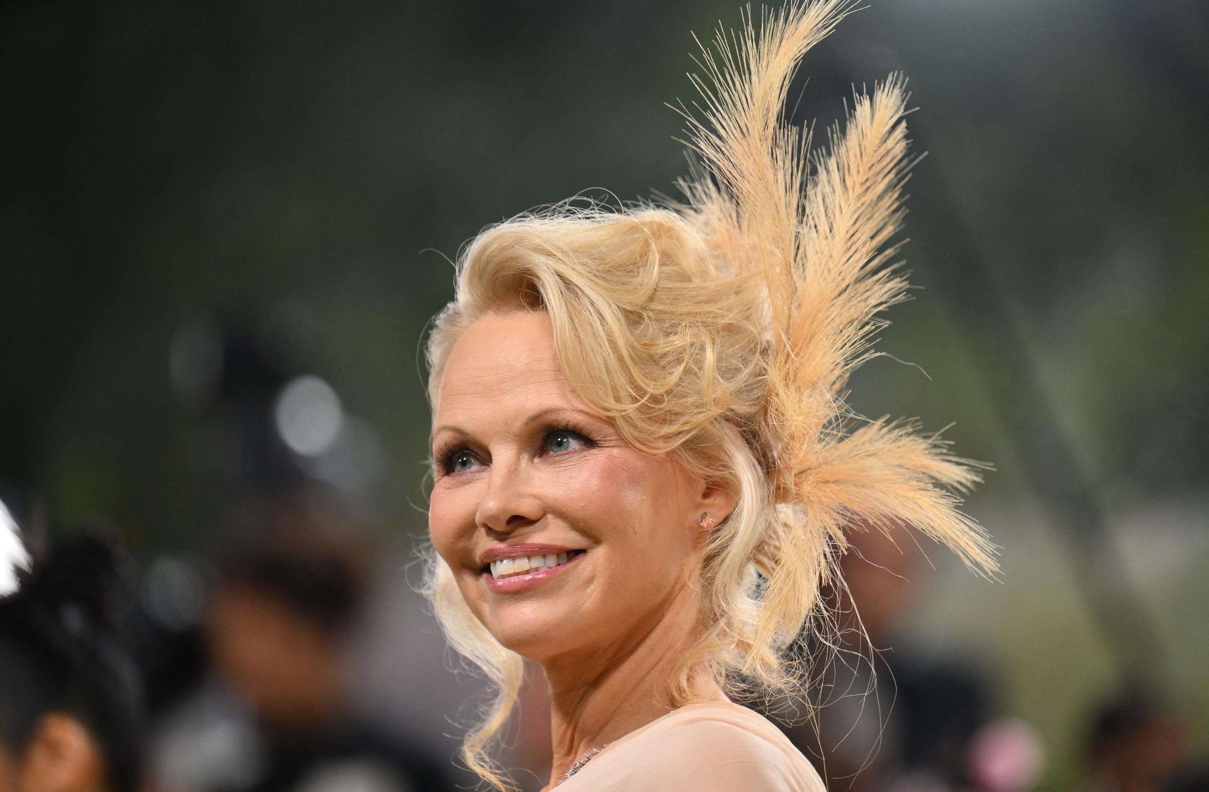 Pamela Anderson at The 2024 Met Gala on May 06, 2024, in New York City | Source: Getty Images