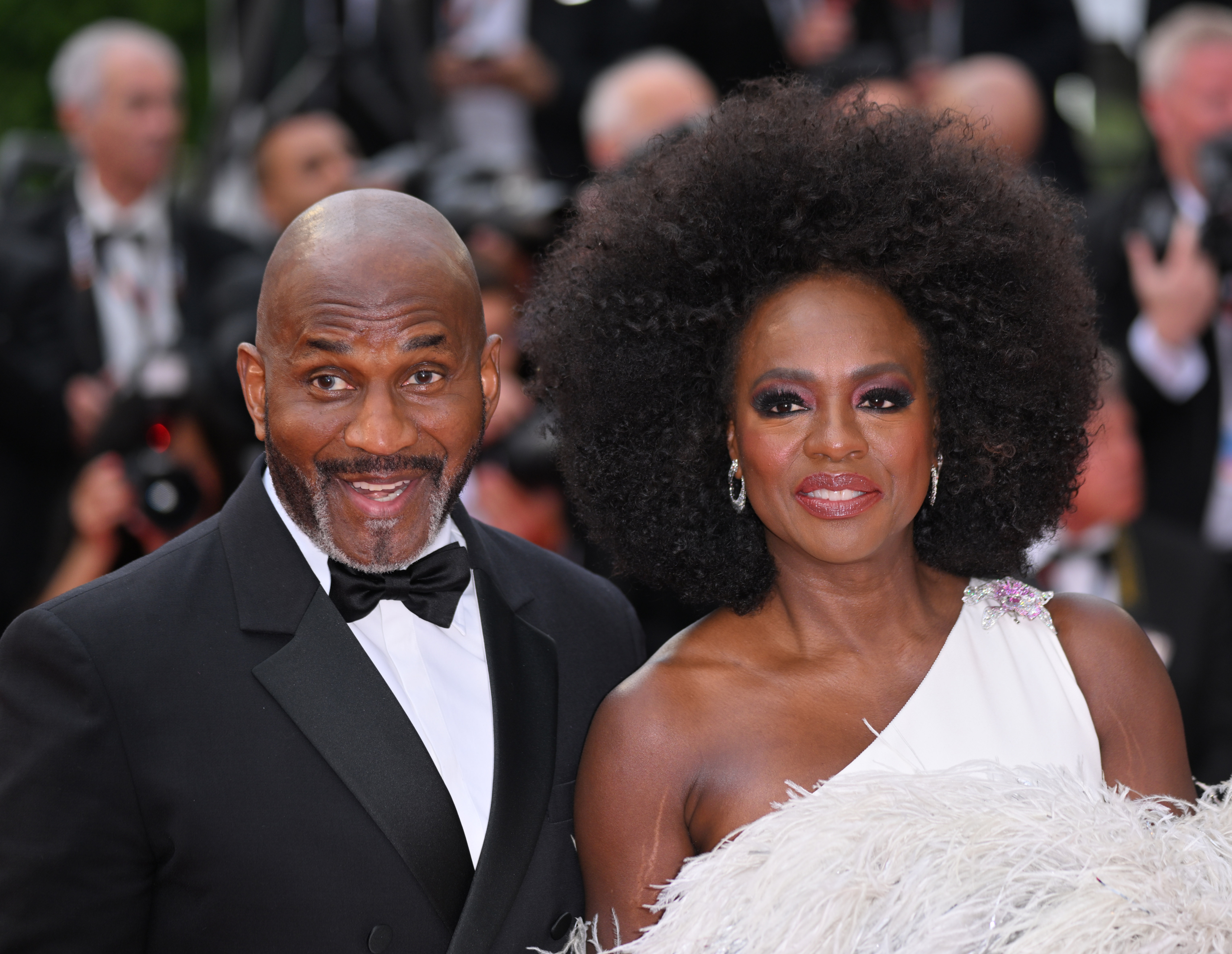 Viola Davis and her husband Julius Tennon during the 76th Cannes Film Festival in Cannes, France on May 17, 2023 | Source: Getty Images
