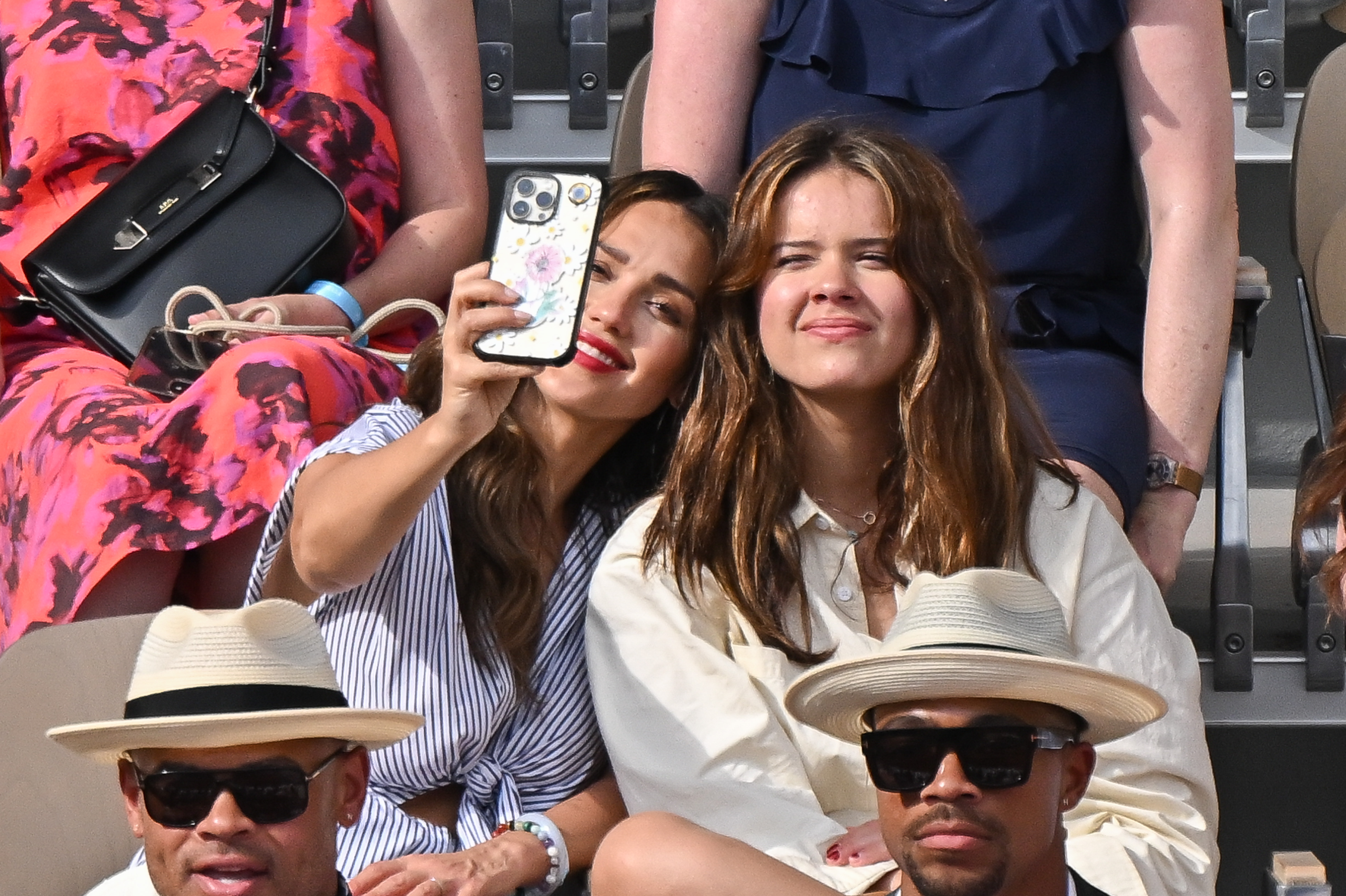 Jessica Alba and Honor Warren during the 2023 French Open at Roland Garros on June 10, 2023, in Paris, France | Source: Getty Images
