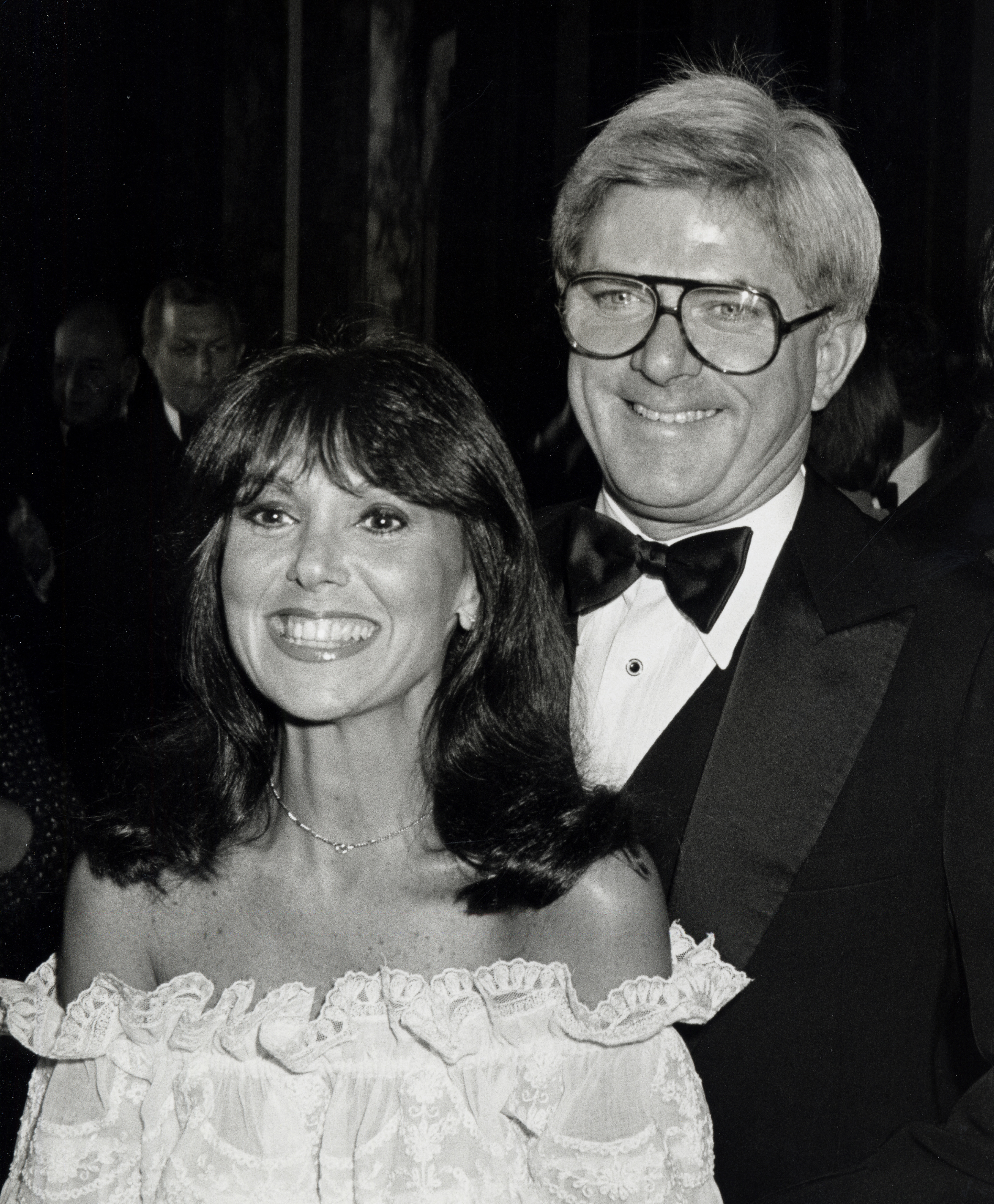 Marlo Thomas and Phil Donahue at the Friars Club in New York City, 1981 | Source: Getty Images