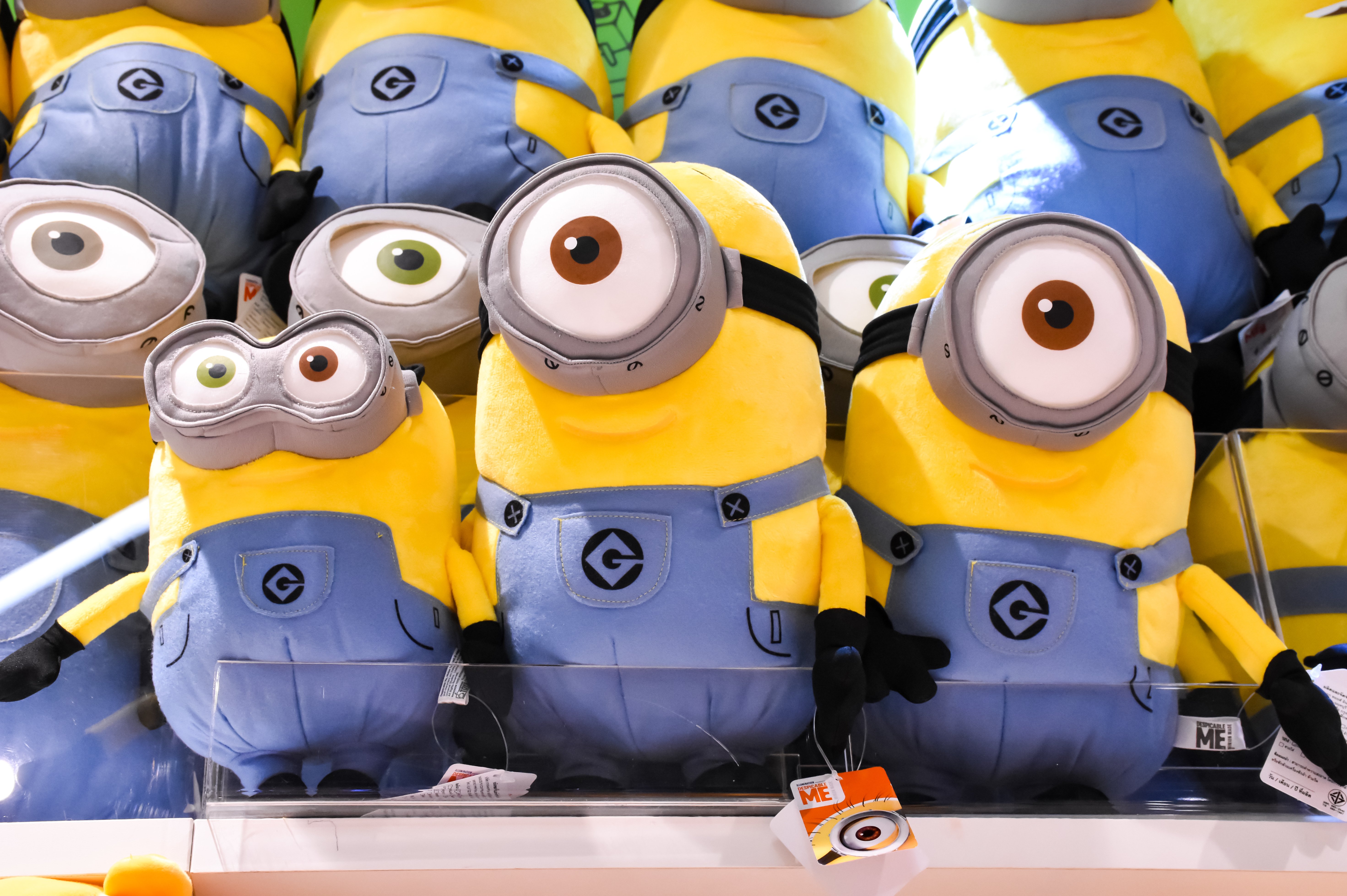 A group of Minions from the film "Despicable Me." | Source: Shutterstock 