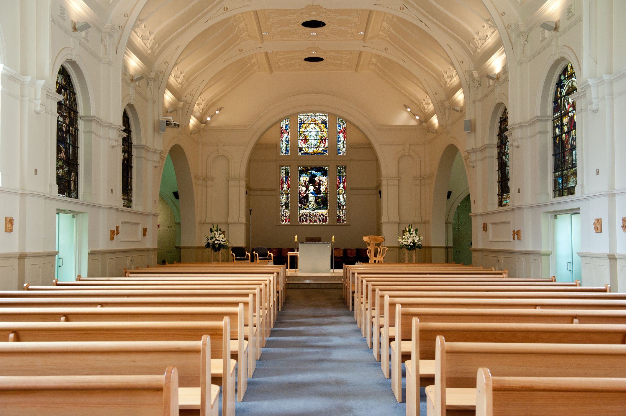 A glimpse of a church's interior. | Source: Getty Images