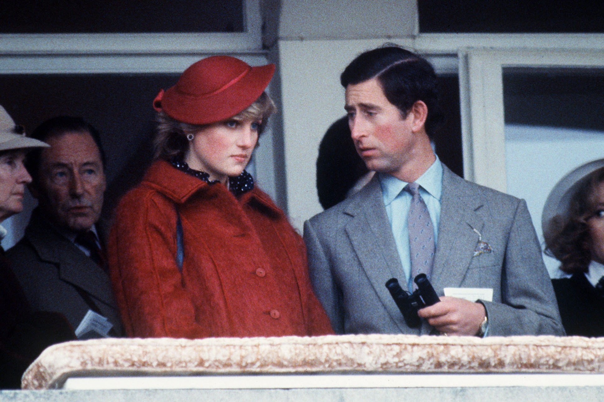 Princess Diana Pregnant And Prince Charles At Cheltenham Races on March 17, 1982 | Source: Getty Images