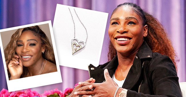 serena williams heart necklace