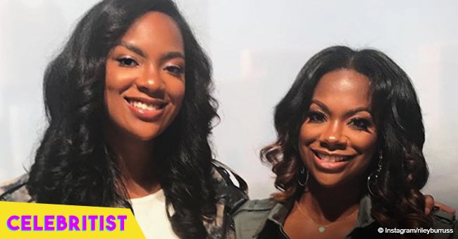 Kandi Burruss' daughter stuns in denim mini-shorts & jacket folllowing major weight loss