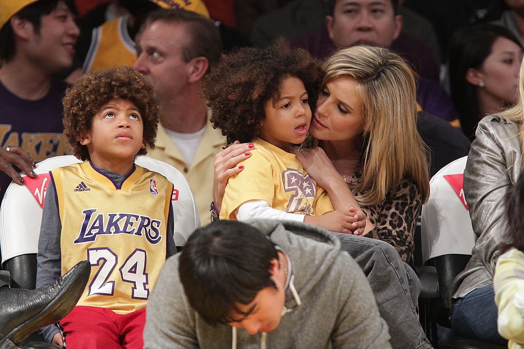 Heidi Klum, Henry Samuel, Johan Samuel, Los Angeles, USA, 2011 | Quelle: Getty images Heidi Klum, Henry Samuel, Johan Samuel, Los Angeles, USA, 2011 | Quelle: Getty images