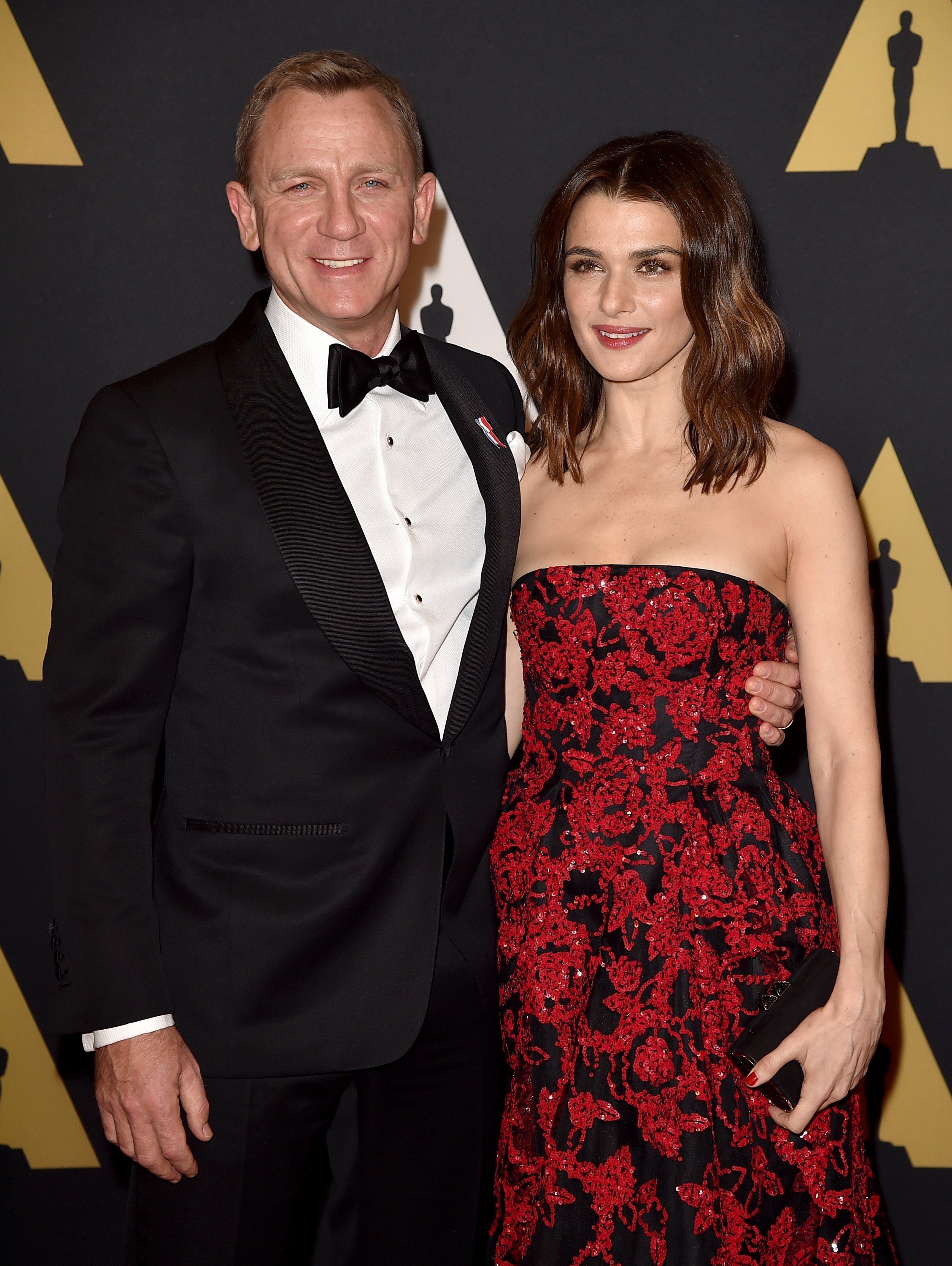 Daniel Craig and Rachel Weisz attend the Academy of Motion Picture Arts and Sciences' 7th annual Governors Awards at Hollywood & Highland Center on November 14, 2015, in Hollywood, California. | Source: Getty Images