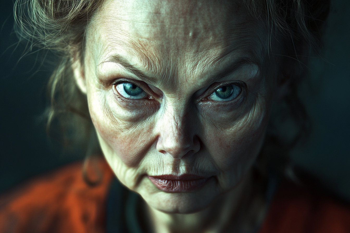 A mean-looking woman | Source: Midjourney