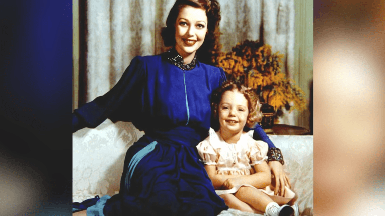 Loretta Young and Judy Lewis after the adoption | Photo: YouTube/Facts Verse