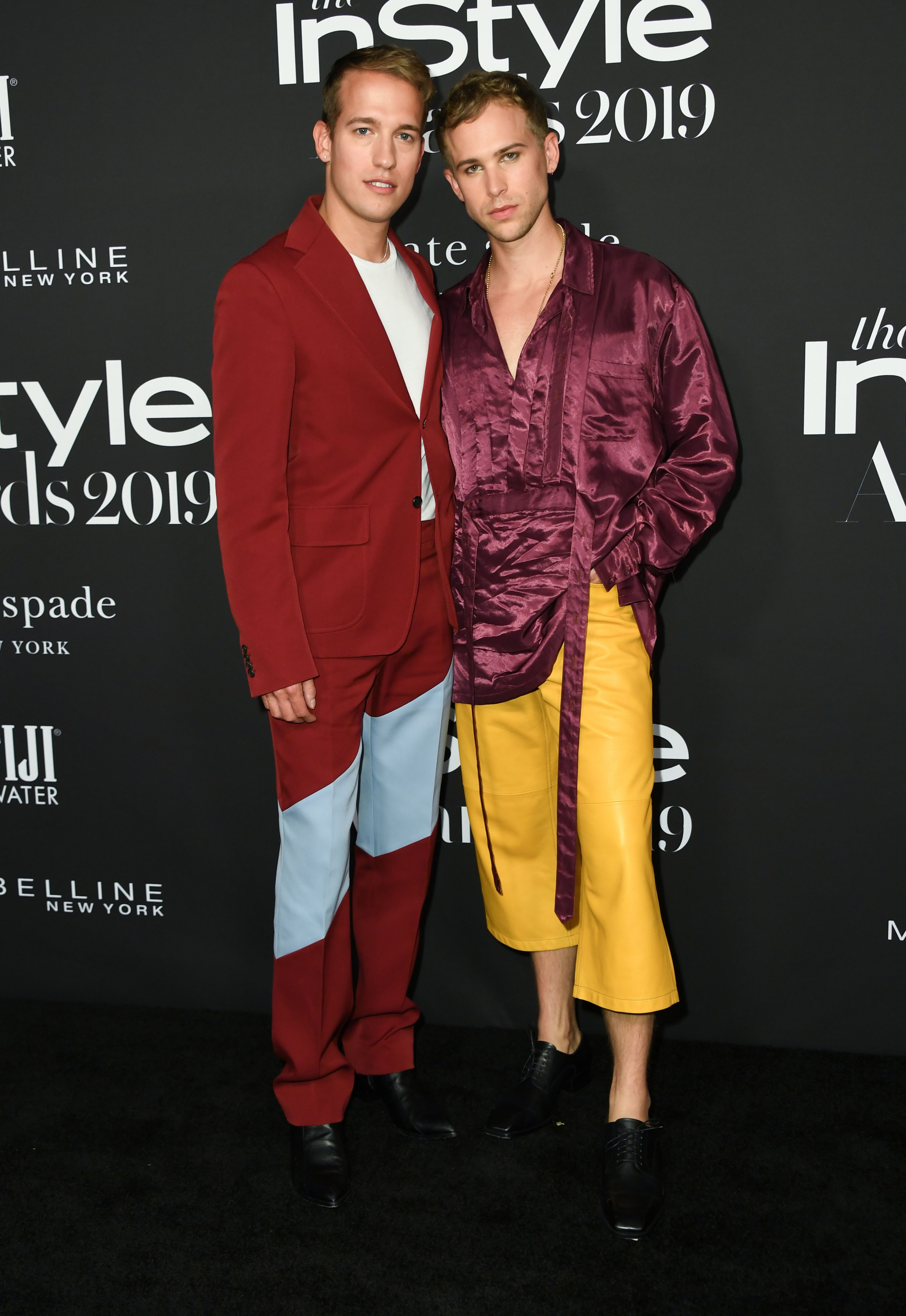 Peter Zurkuhlen and Tommy Dorfman at the 5th Annual "InStyle Awards" on October 21, 2019 | Source: Getty Images