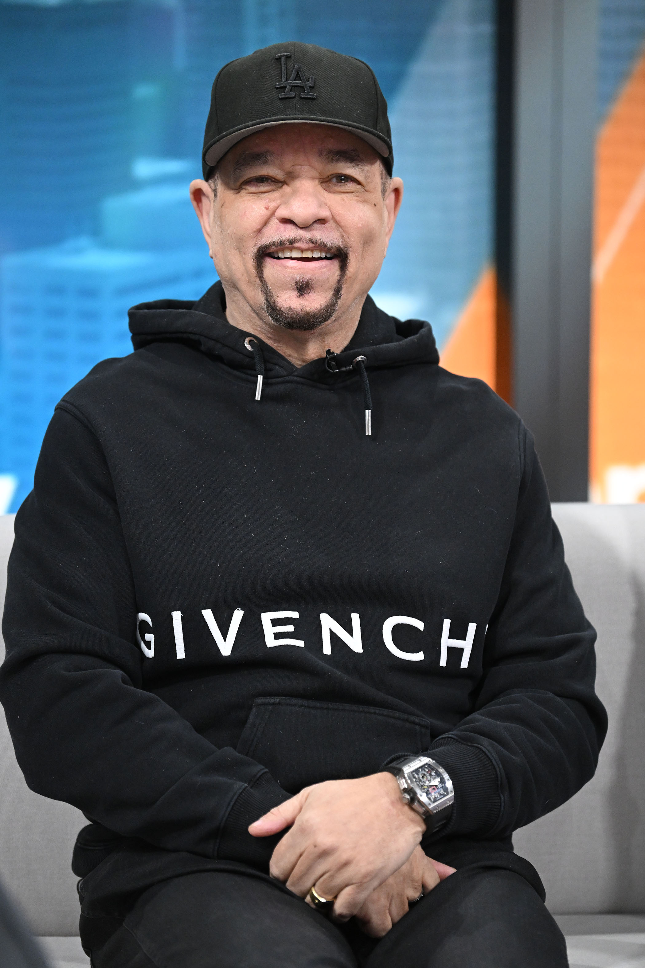 Ice T is seen during a segment of "Good Day New York" on January 28, 2026 | Source: Getty Images