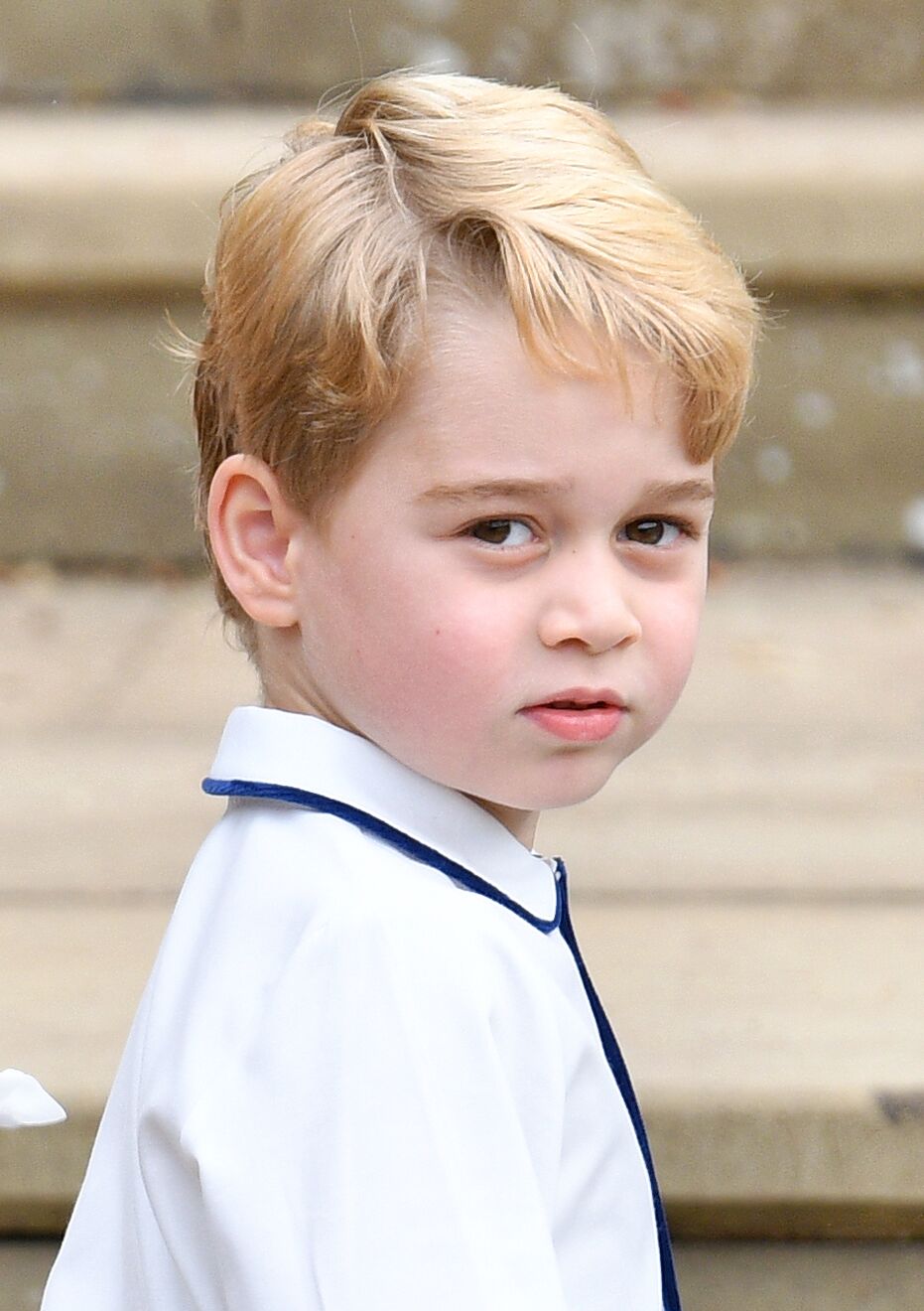 Prince George of Cambridge attends the wedding of Princess Eugenie of York and Jack Brooksbank at St George's Chapel in Windsor, England | Photo: Getty Images