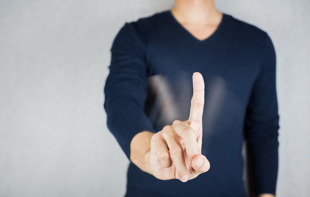 The motion of waving the index finger to say "No" | Photo: Shutterstock/paikong