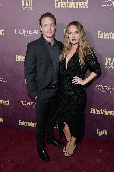 Matthew Alan and Camilla Luddington attend the 2018 Pre-Emmy Party hosted by Entertainment Weekly and L'Oreal Paris at Sunset Tower on September 15, 2018, in Los Angeles, California. | Source: Getty Images.