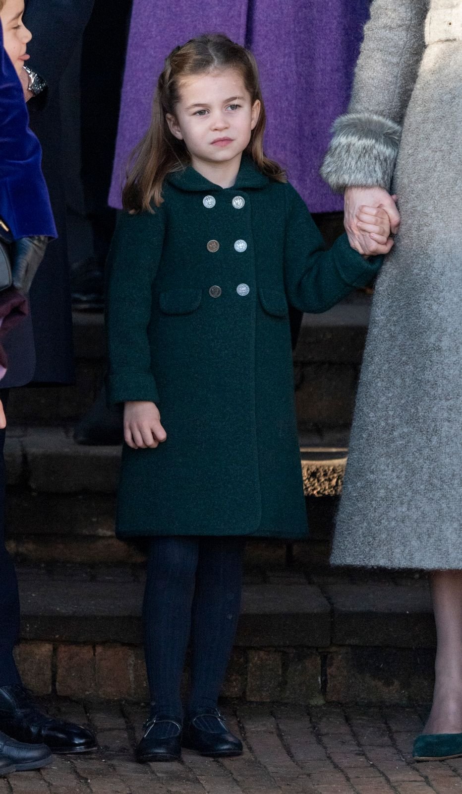 Princess Charlotte at the Christmas Day Church service at Church of St Mary Magdalene on December 25, 2019, in King's Lynn, United Kingdom | Photo: UK Press Pool/UK Press/Getty Images