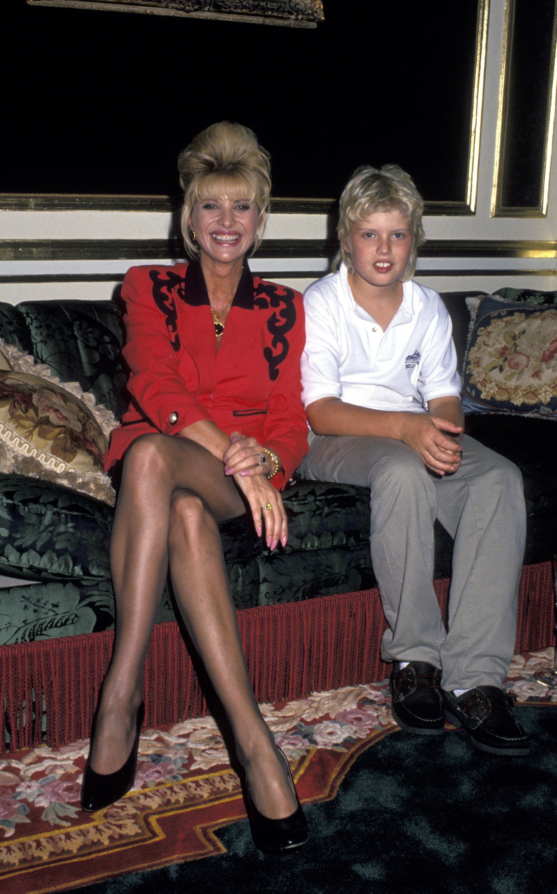 Author Ivana Trump's house during Exclusive Photo Shoot with Ivana Trump at Ivana's townhouse on September 27, 1994 in New York City, New York.┃Source: Getty Images