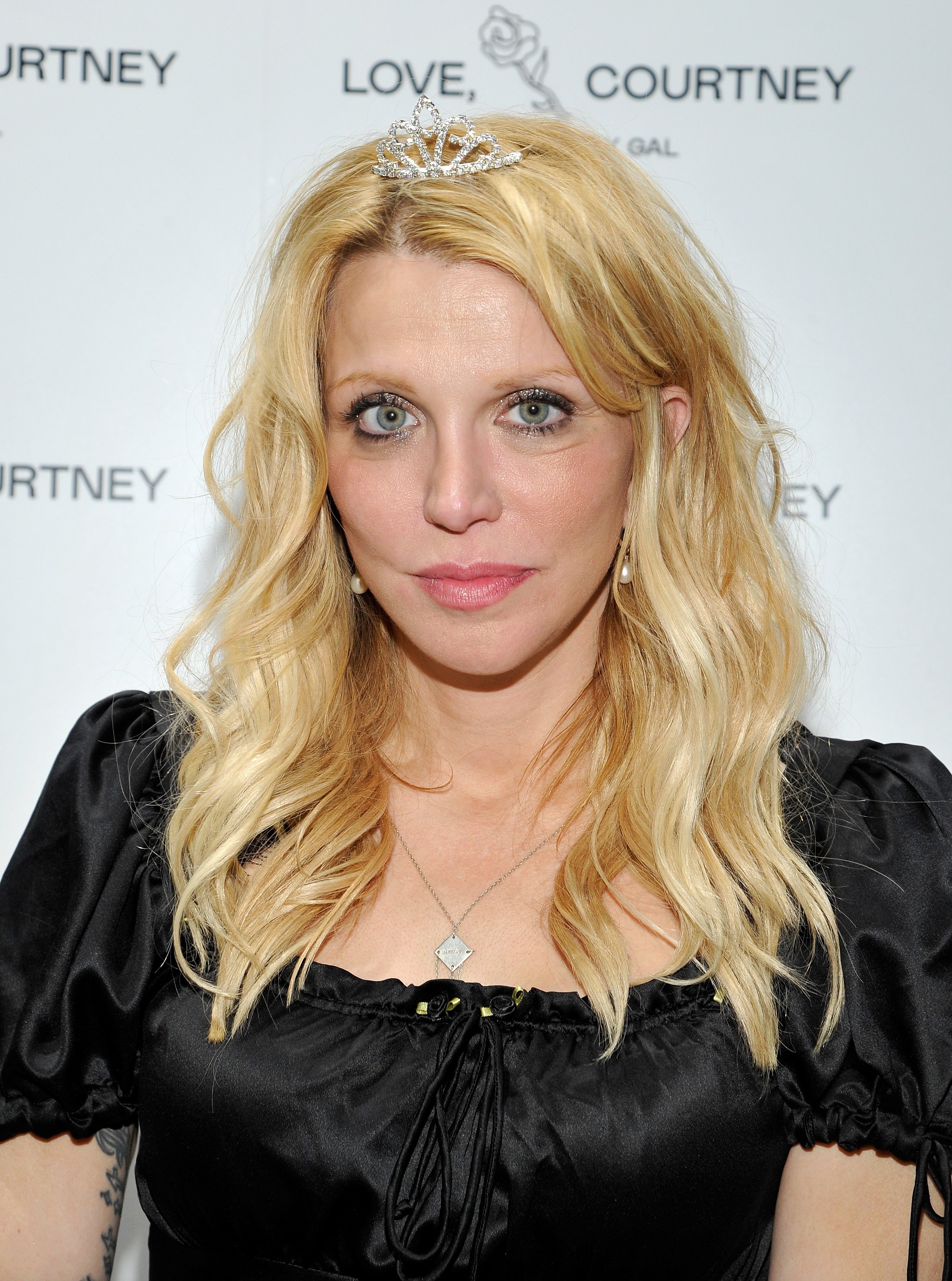 Courtney Love pictured at the Love, Courtney by Nasty Gal launch party, 2016, California. | Photo: Getty Images.