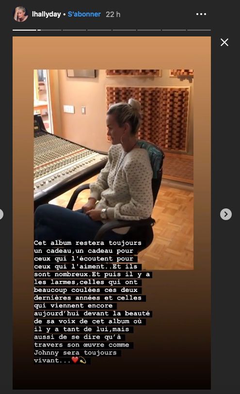 Story de Laeticia Hallyday | Photo : Instagram/Ihallyday