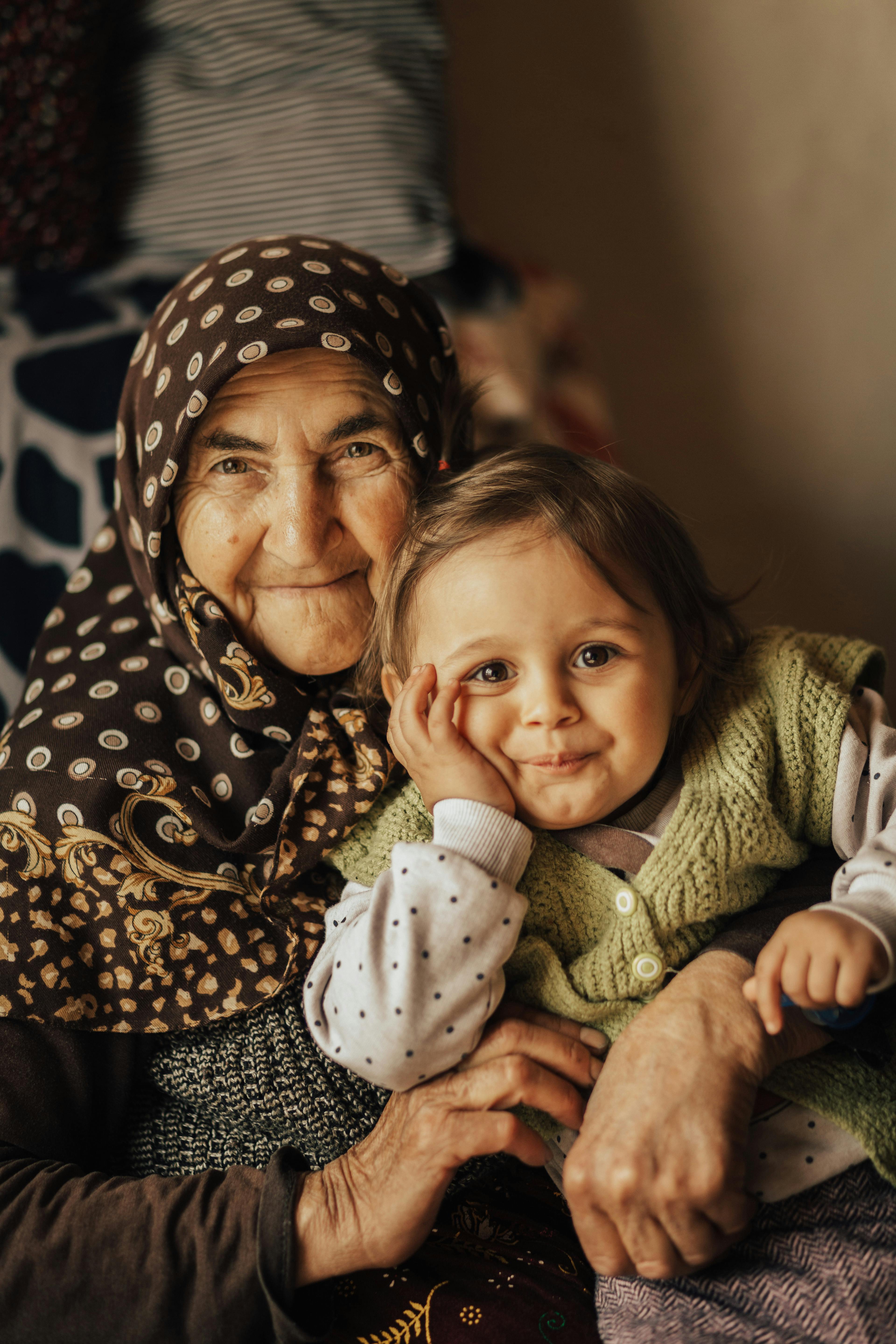 A grandmother with her grandchild | Source: Pexels