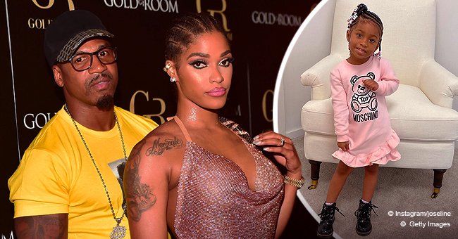 Joseline Hernandez And Stevie Js Daughter Bonnie Poses Like Model In Pink Dress And Black Boots 