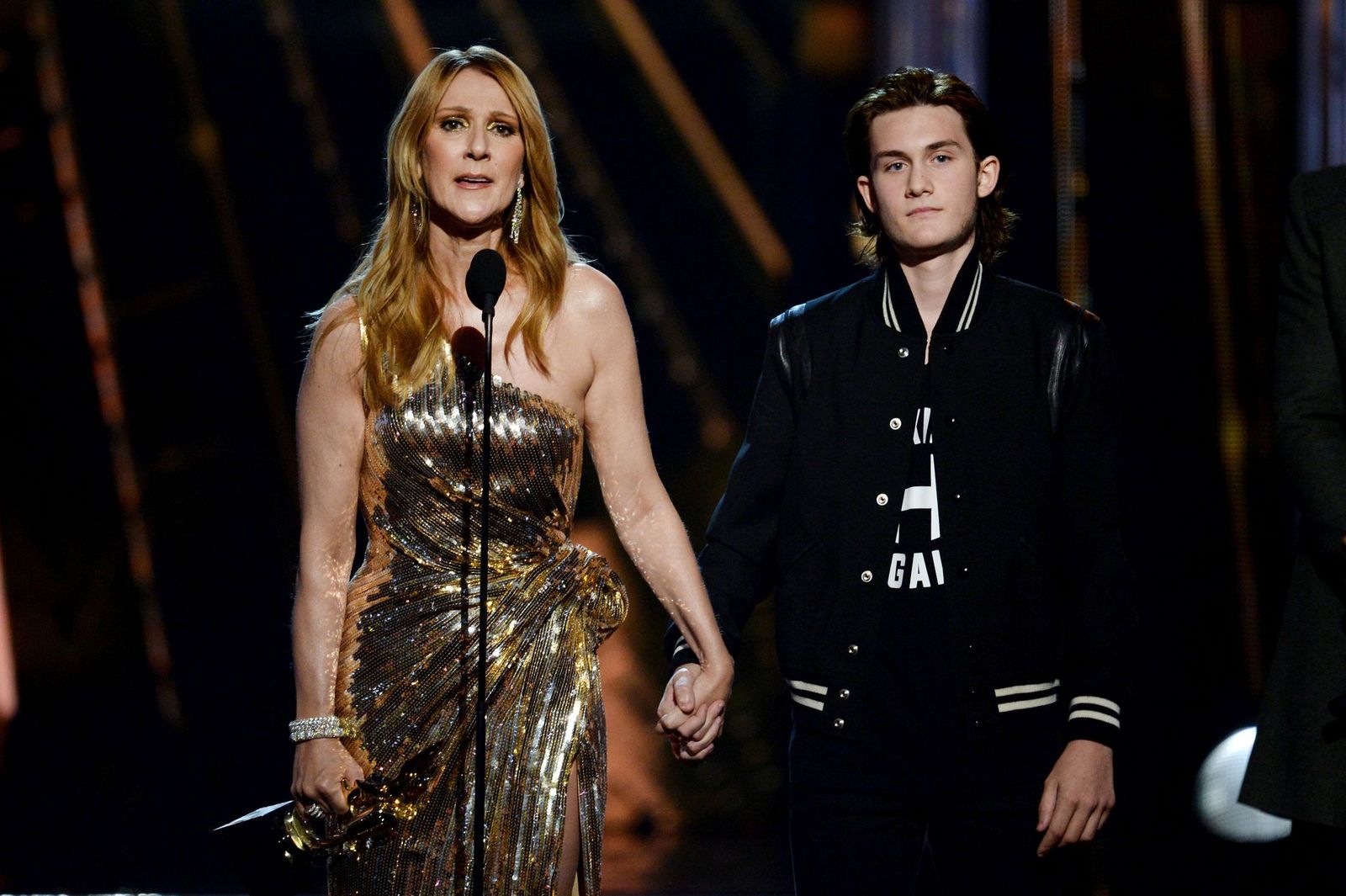 La chanteuse Céline Dion et son fils René Charles | Photo : Getty Images