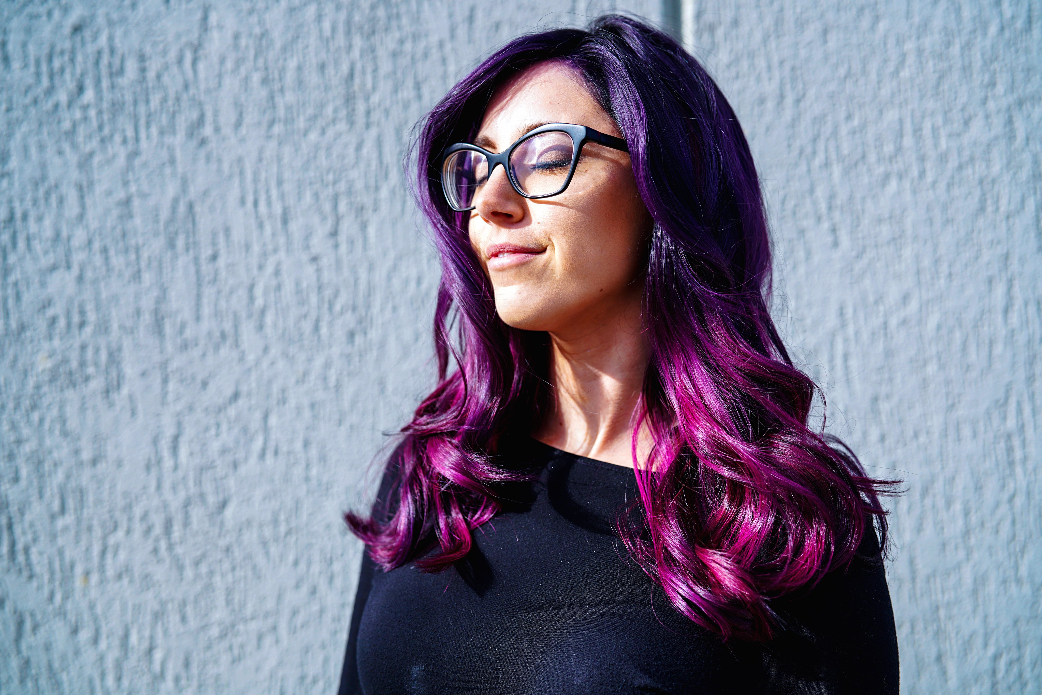 1. "Plum Hair Color with Blue Highlights: 10 Stunning Ideas for Your Next Hair Transformation" - wide 5