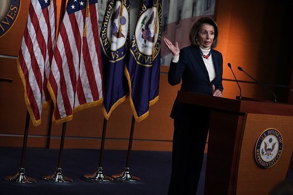 U.S. Speaker of the House Rep. Nancy Pelosi (D-CA) speaks during a weekly news conference January 17, 2019 | Photo: Getty Images