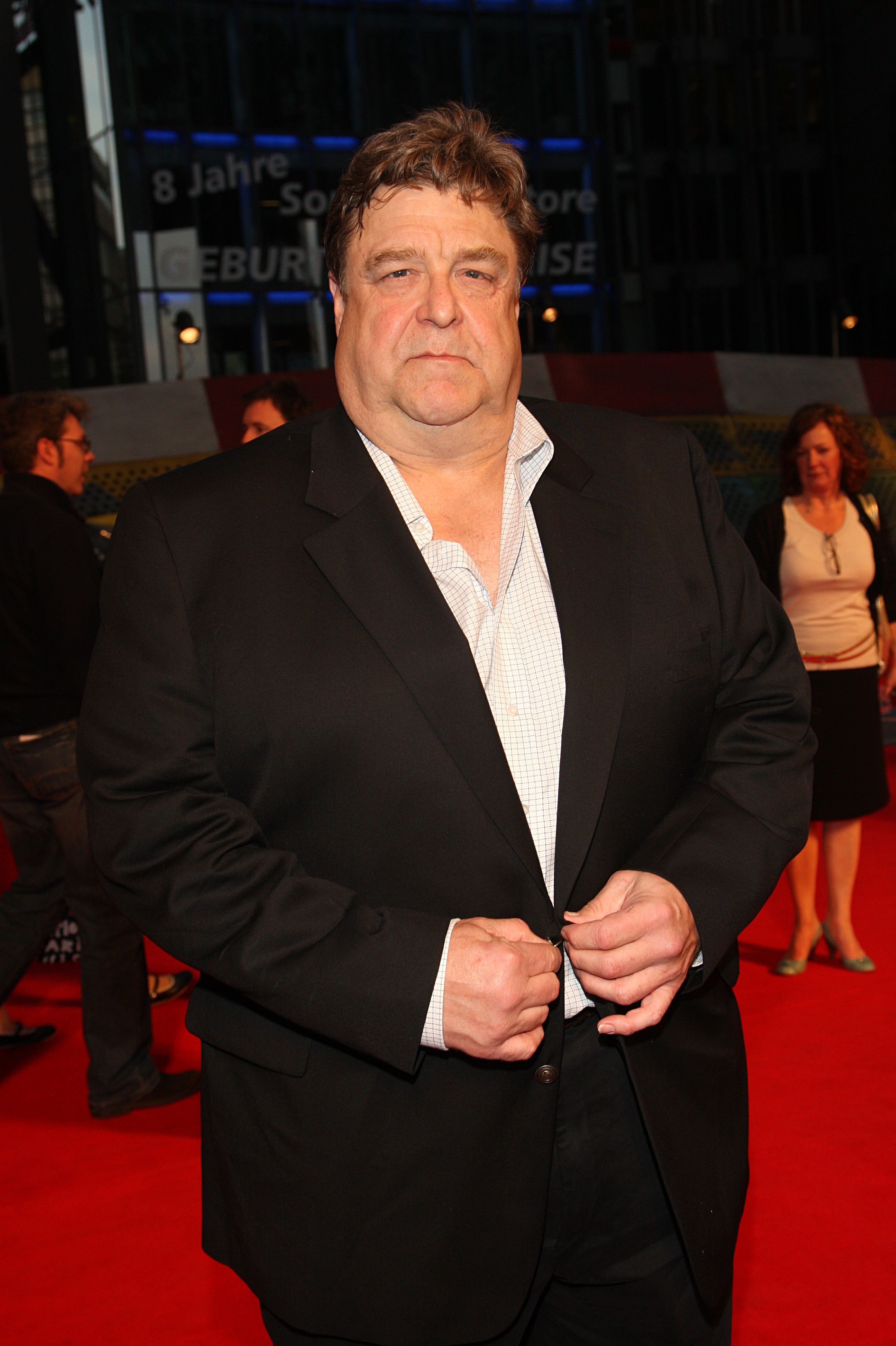 John Goodman during the "Speed Racer" European premiere at CineStar am Potsdamer Platz on April 28, 2008, in Berlin, Germany.