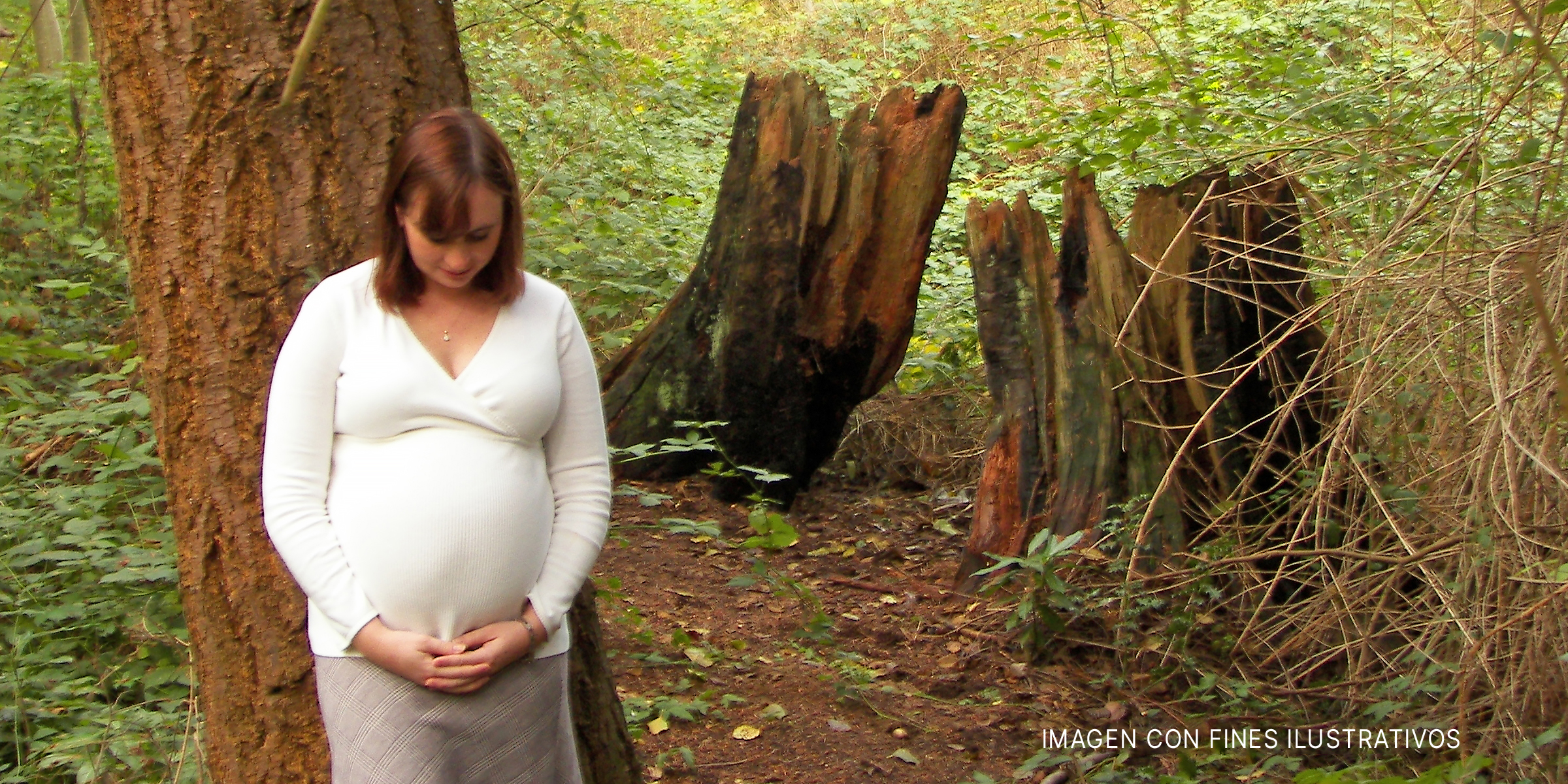 Embarazada en el bosque | Foto: Flickr.com/Technomancy (CC BY-SA 2.0)