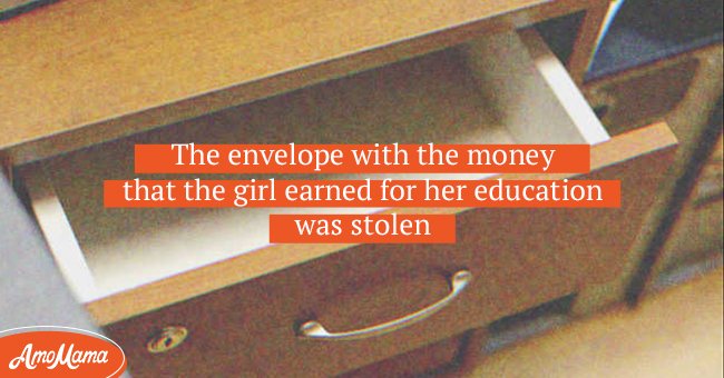 The girl realized that every cent of her hard-earned savings was robbed under mysterious circumstances. | Source: Shutterstock